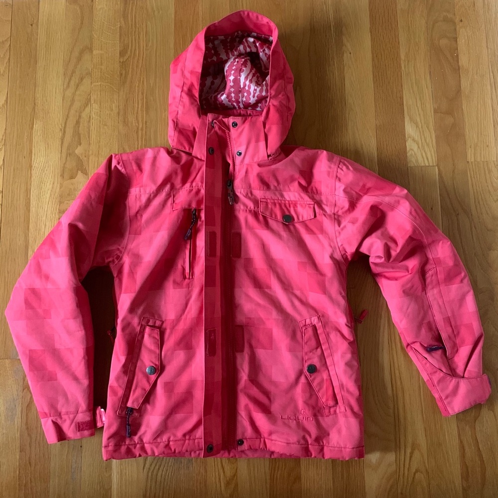 Junior's Pink Waterproof Winter Coat